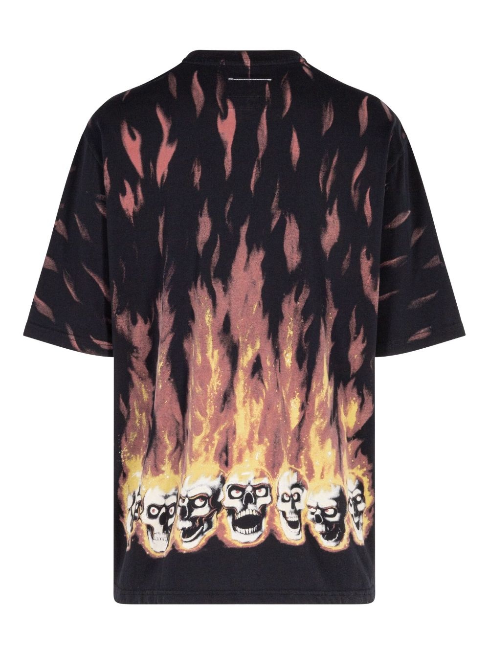 x MM6 Maison Margiela flame-print T-shirt - 3