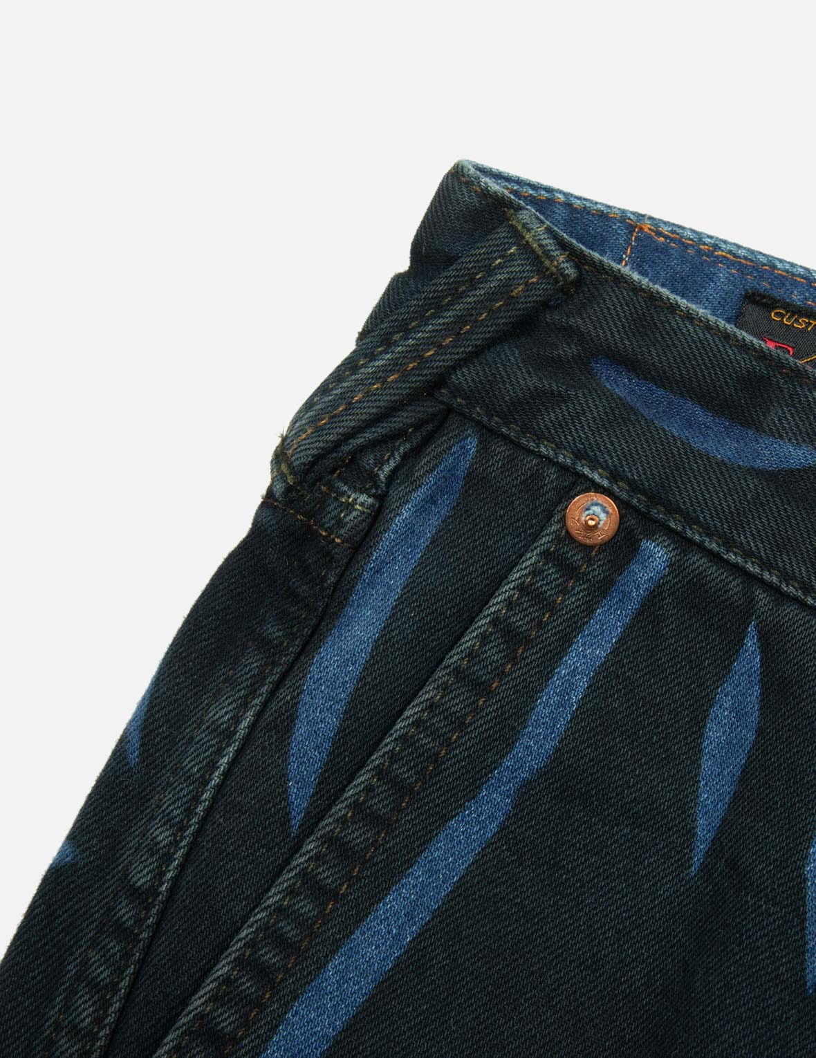 OVERDYE DAICOCK WIDE-LEG DENIM JOGGERS - 9