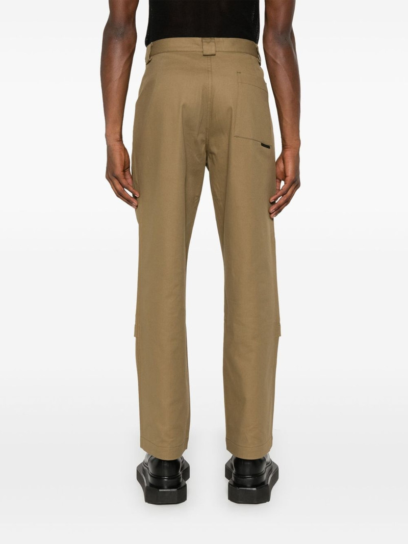 Replicated twill trousers 4