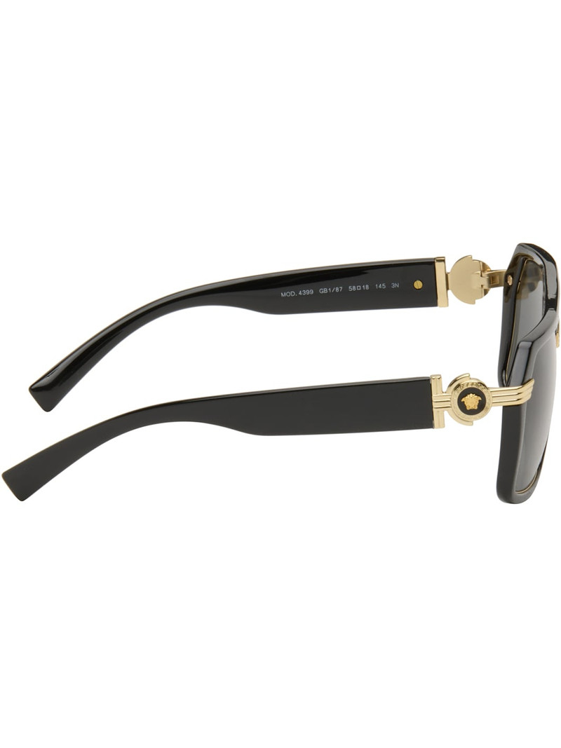 VERSACE Black Vintage Icon Pilot Sunglasses outlook