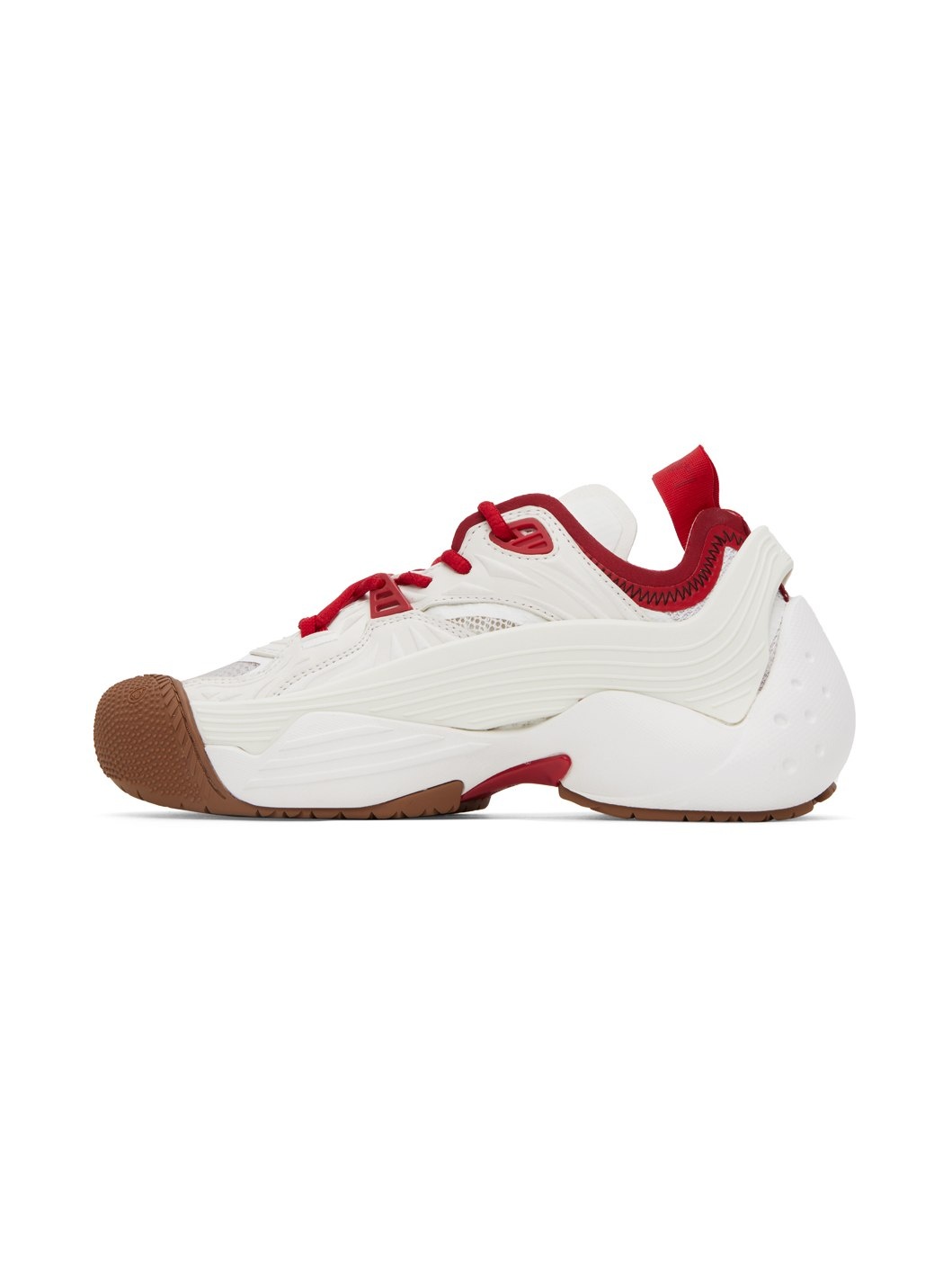 SSENSE Exclusive Red & White Flash-X Sneakers - 3