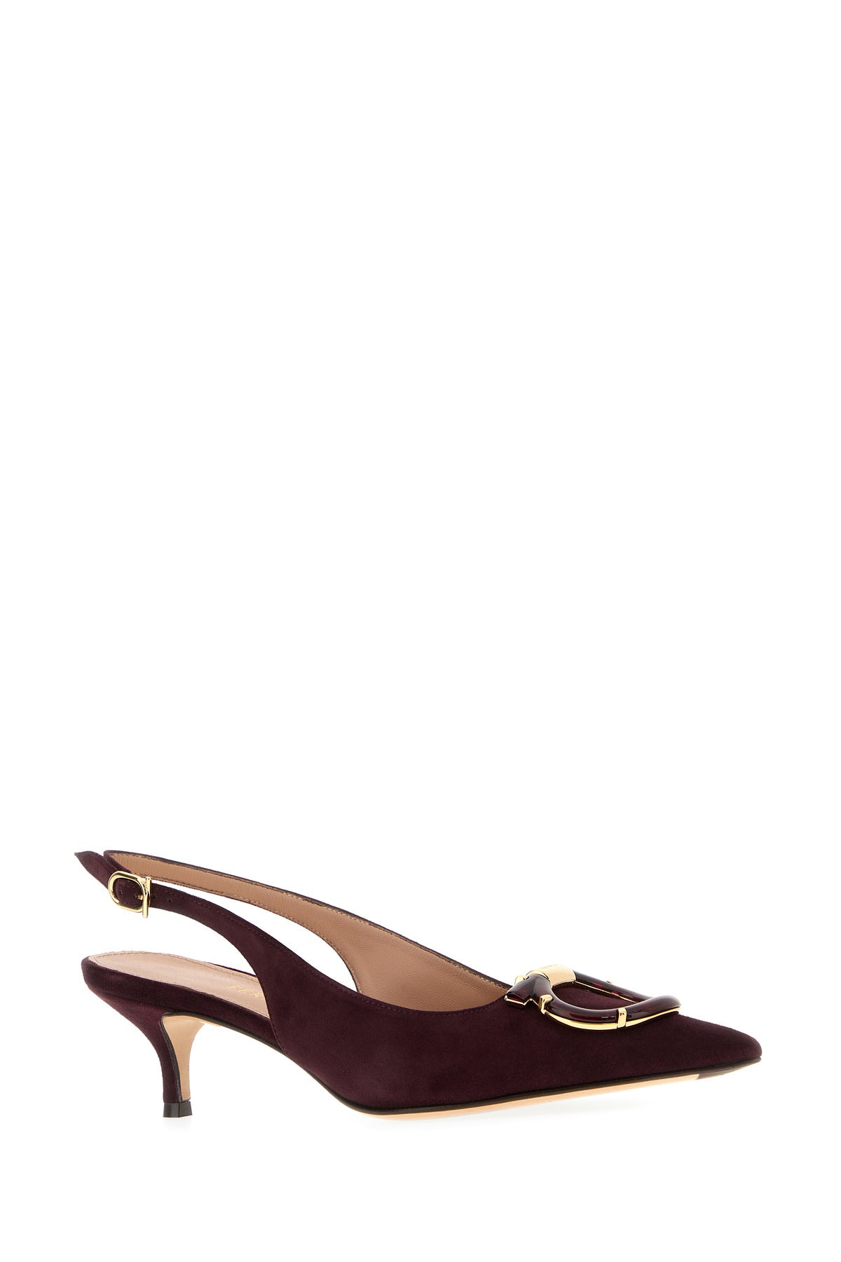 Aubergine suede Sara 40 pumps - 2