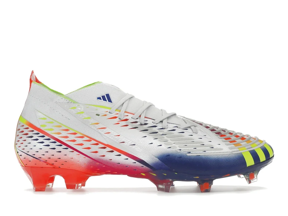 adidas Predator Edge.1 FG White Solar Yellow Power Blue - 1