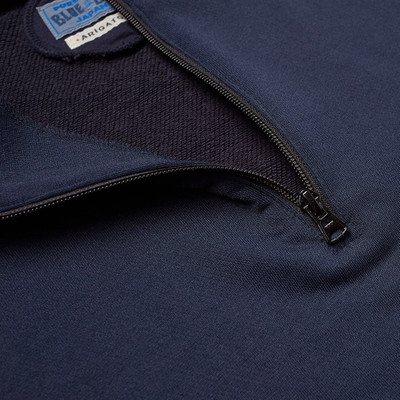 Blue Blue Japan Blue Blue Japan Irredescent Nylon Half Zip Popover Hoody outlook