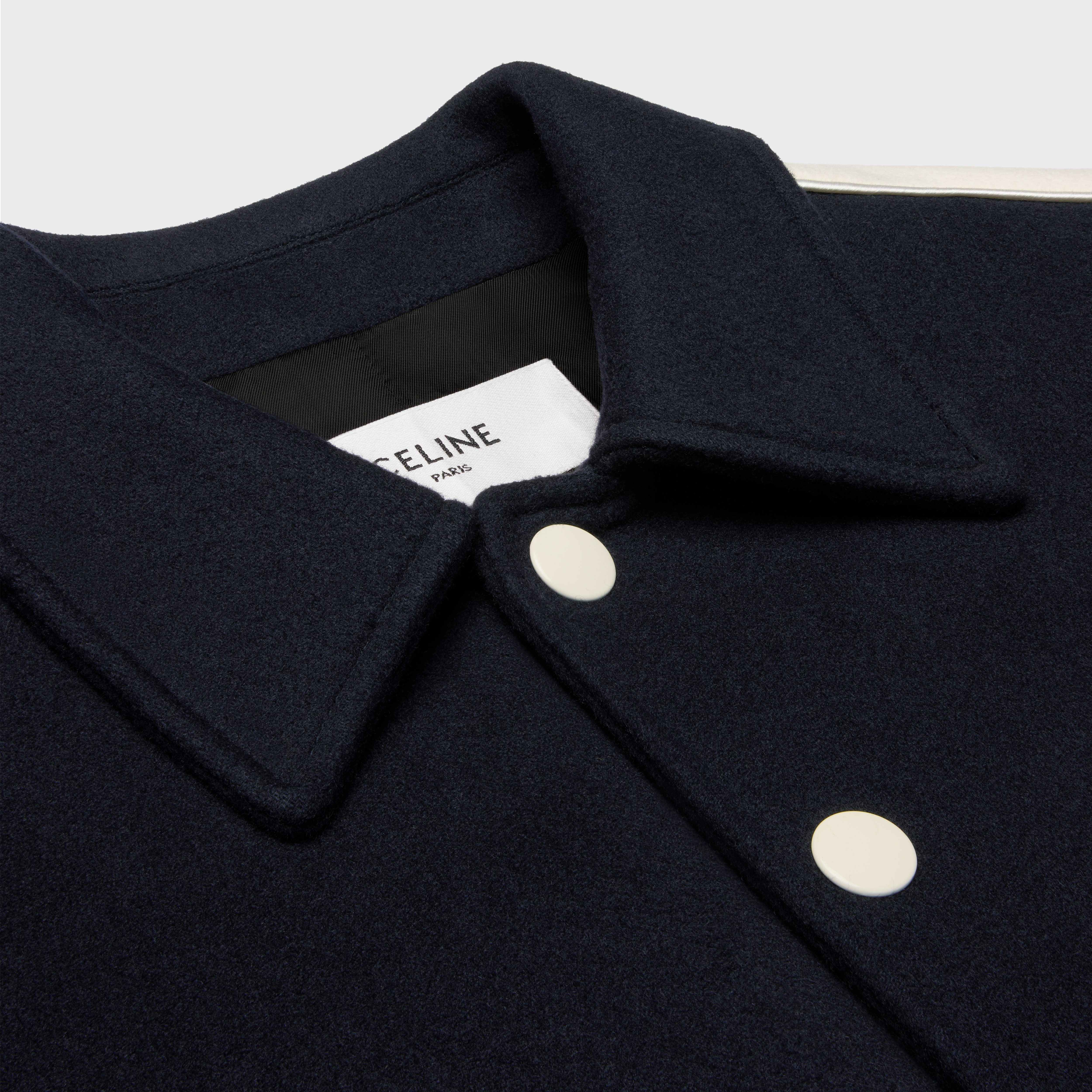 triomphe teddy jacket in double face cashmere - 3