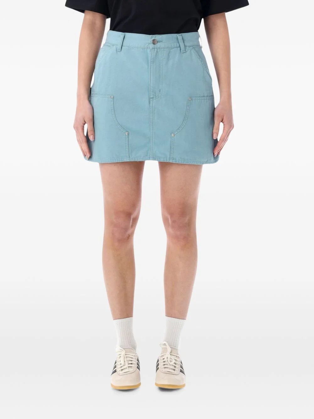 mini maeve double knee skirt - 1