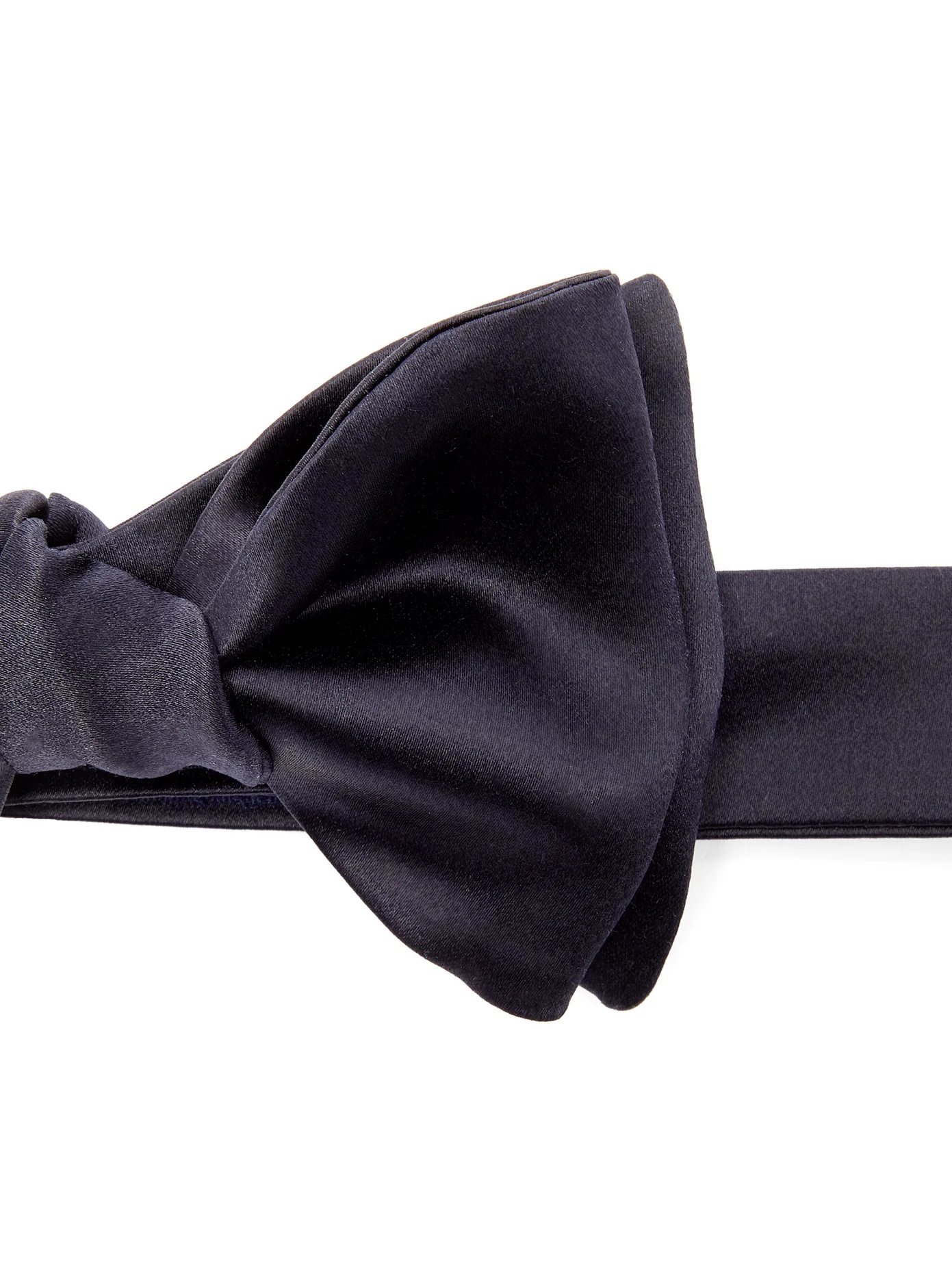 Silk-blend satin bow tie - 3