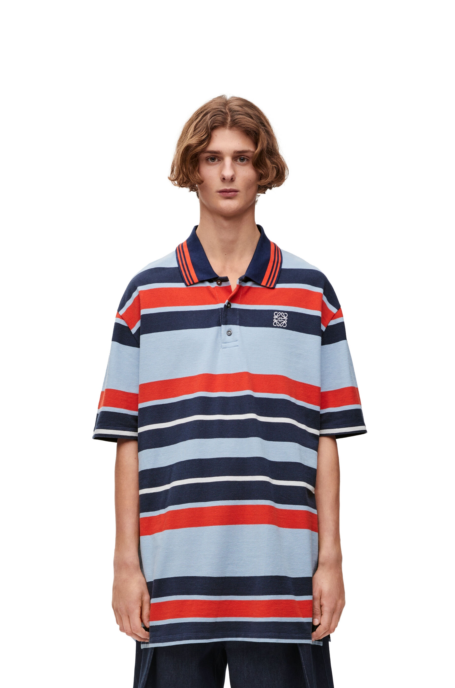 Oversized fit Polo in cotton and linen - 3