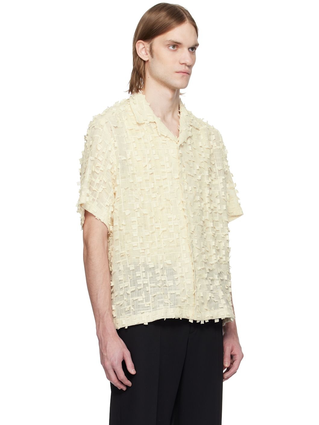 Beige Ted Embroidered Shirt - 2