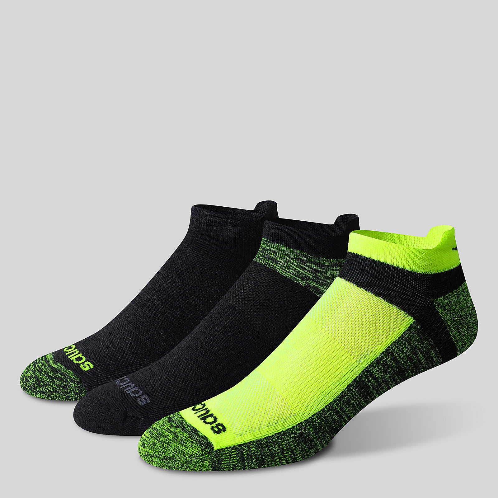 Inferno Cushioned No Show Tab 3-Pack Socks - 1