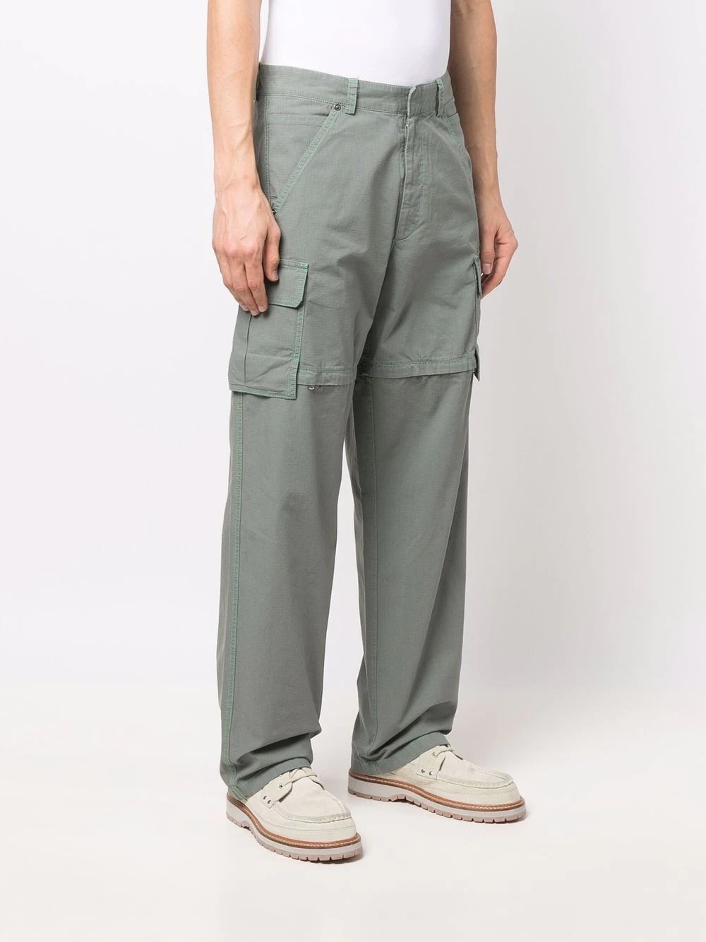 straight-leg cargo trousers - 3