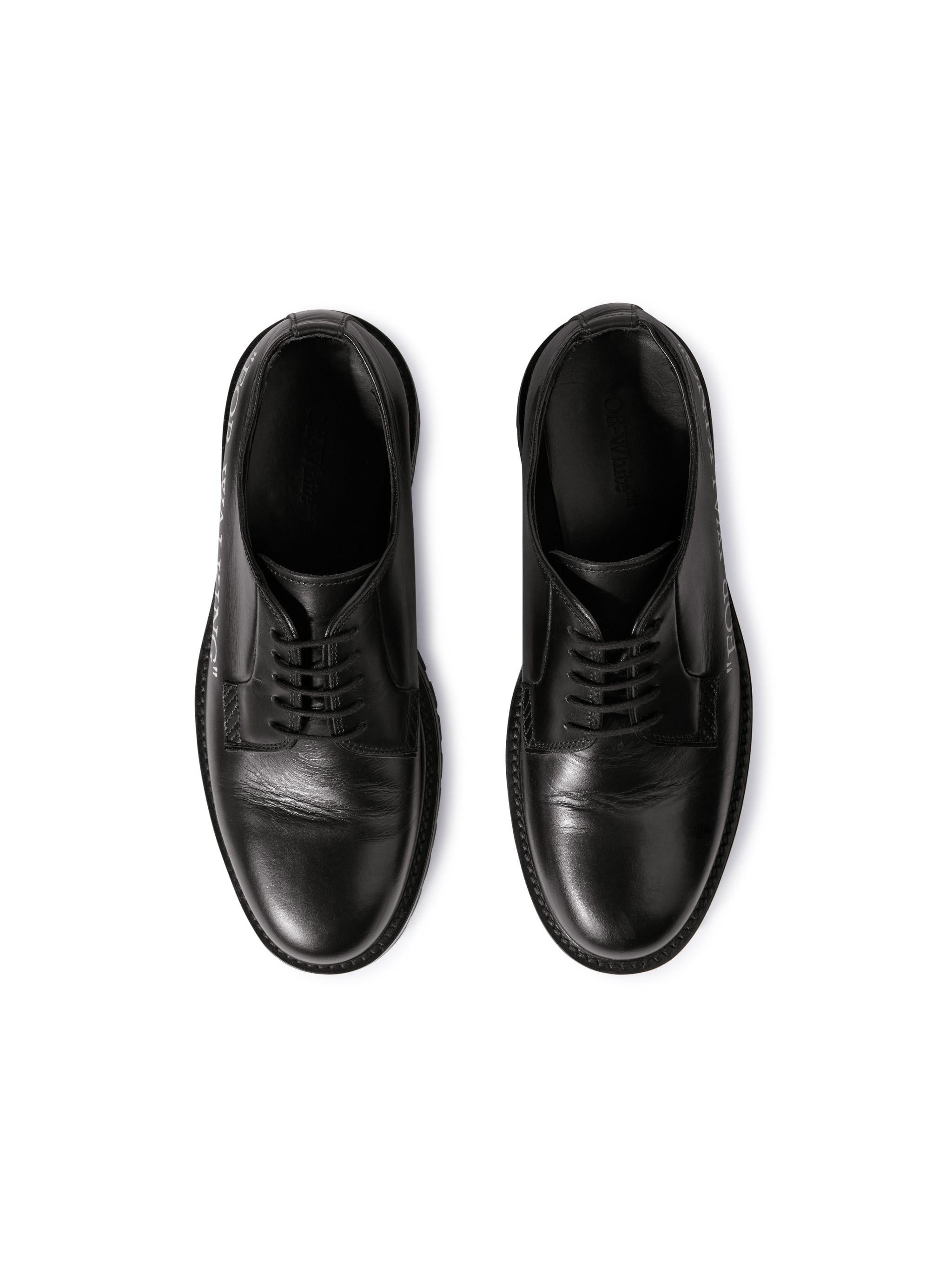 Black "for Walking" Derby Shoes - 3