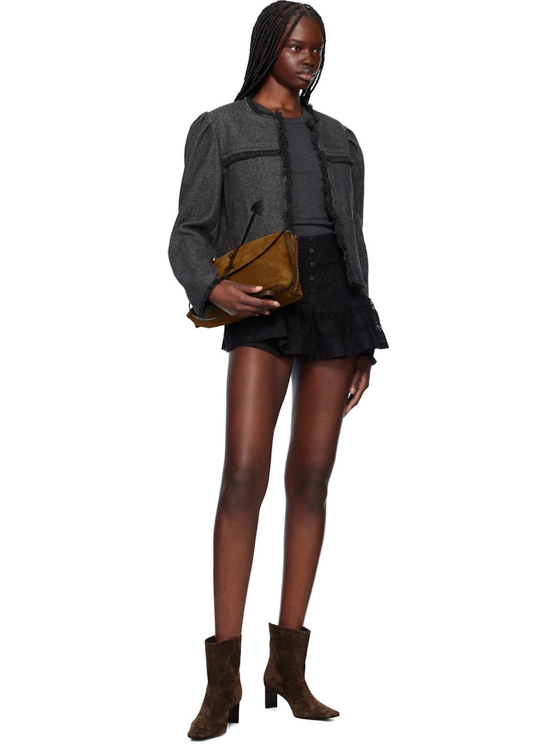 Isabel Marant Étoile Black Darine Miniskirt outlook