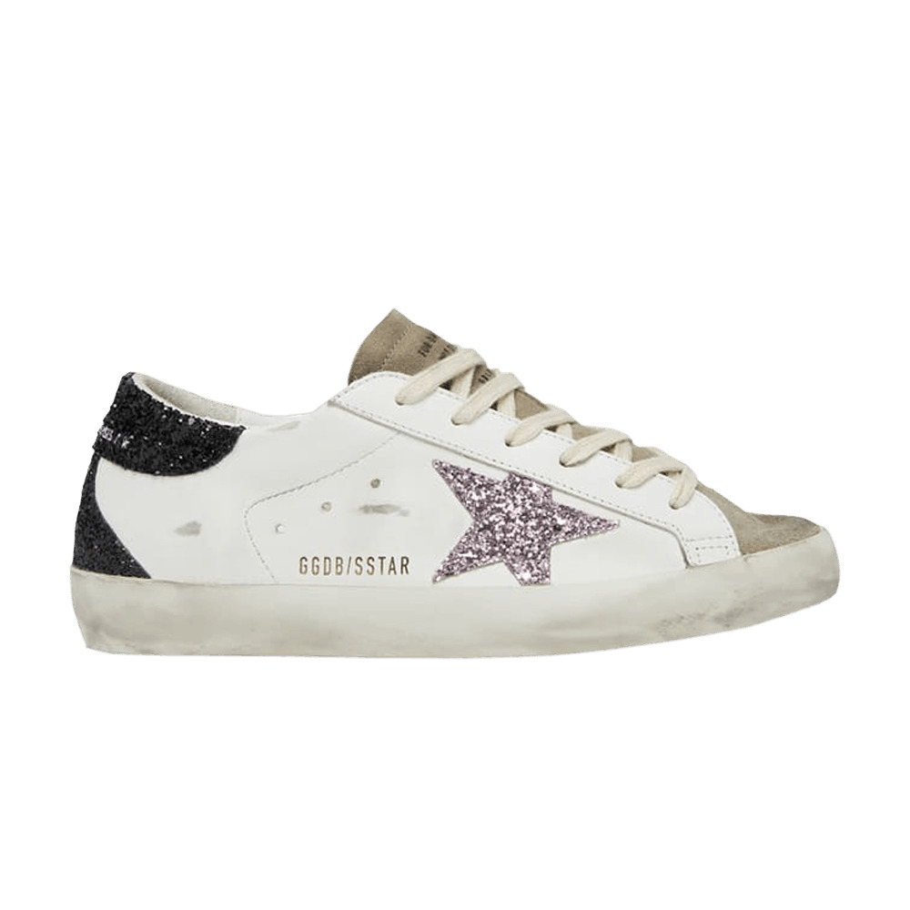 Golden Goose Wmns Superstar 'White Mauve Pink Glitter' - 1