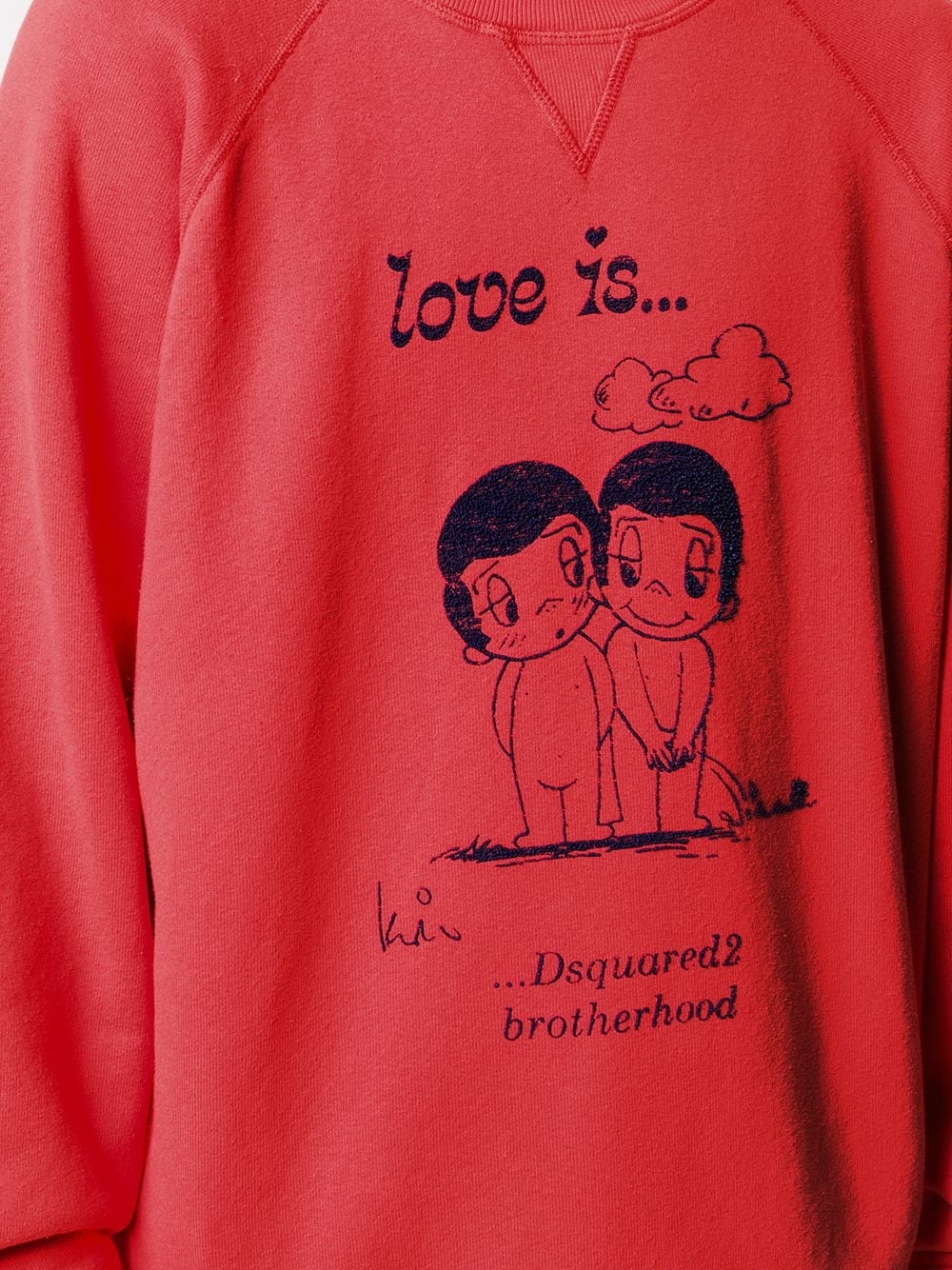 Love Is... print sweatshirt - 5