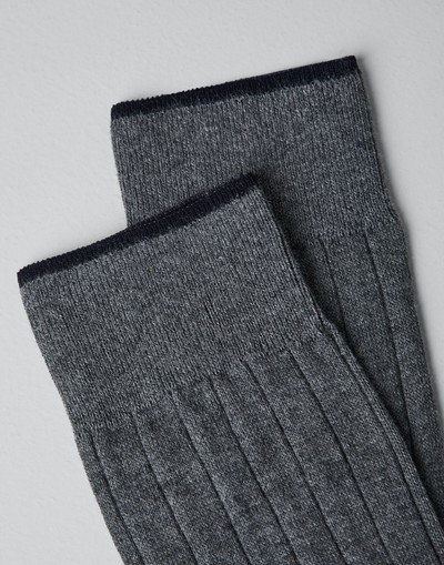 Brunello Cucinelli Cotton long socks outlook
