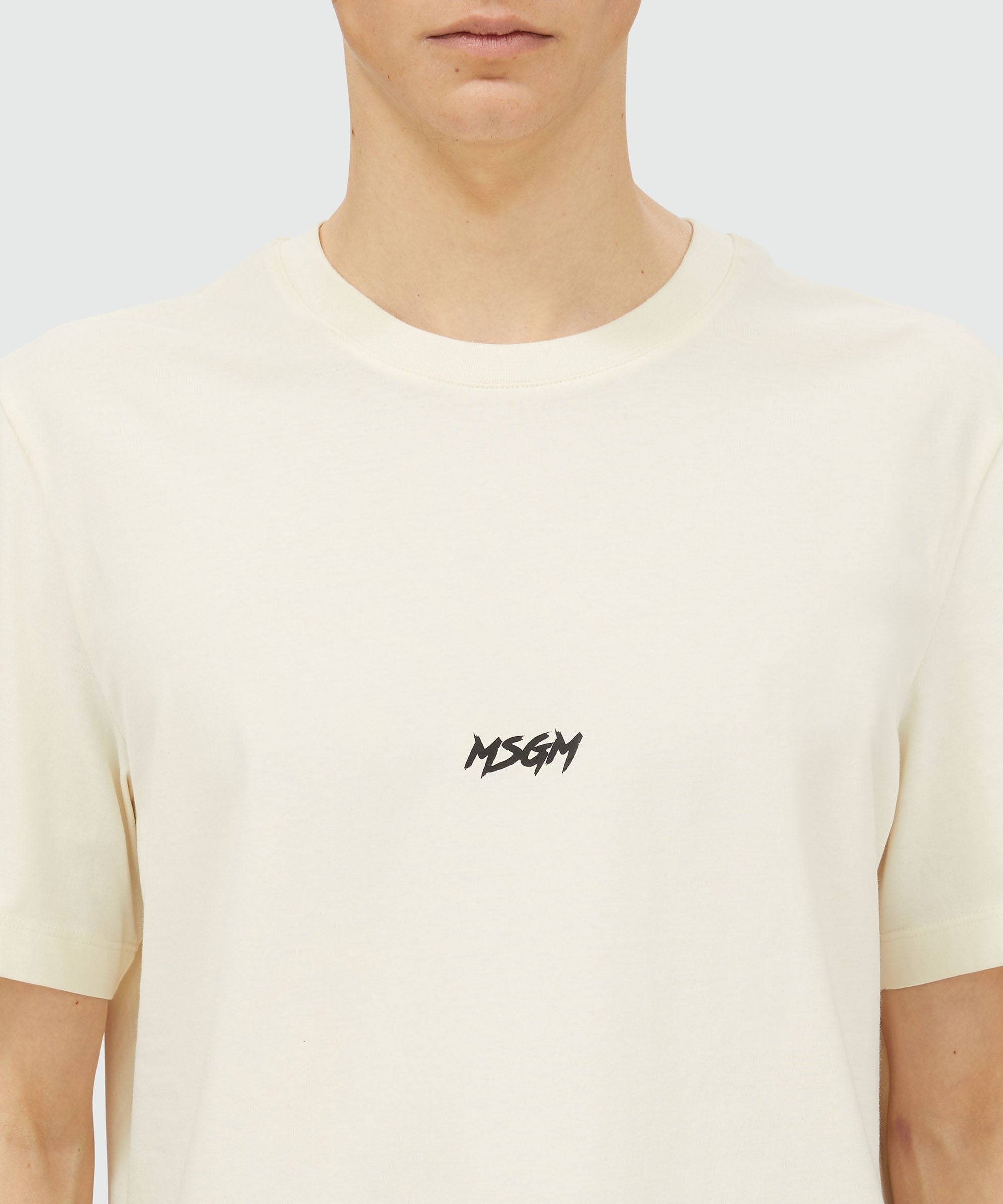 Jersey T-shirt with micro logo print - 5