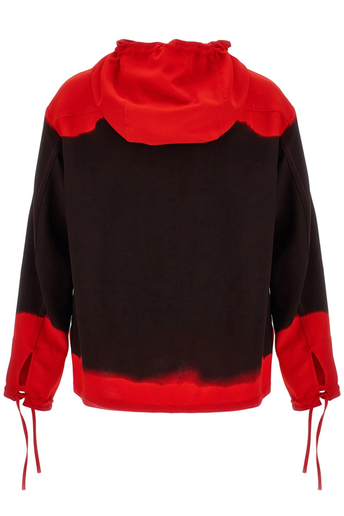 Hooded blouse fell off - 2