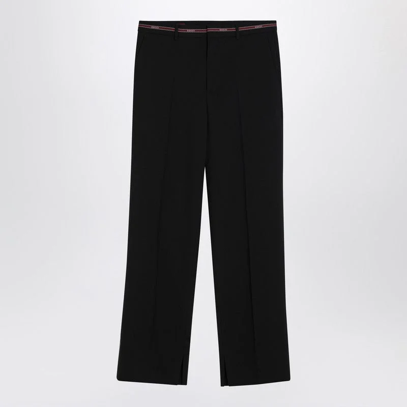 Gucci Blue Cotton Blend Pants Men - 1