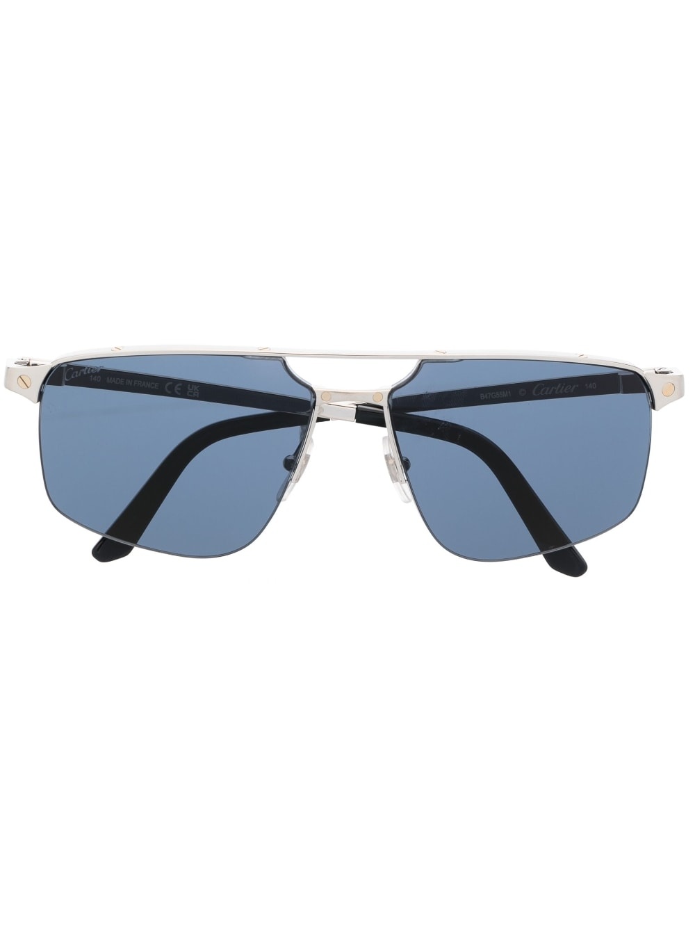 pilot-frame sunglasses - 1