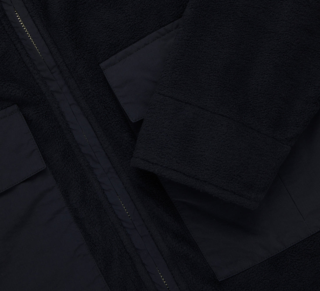 Fleece Jacket - Black - 4