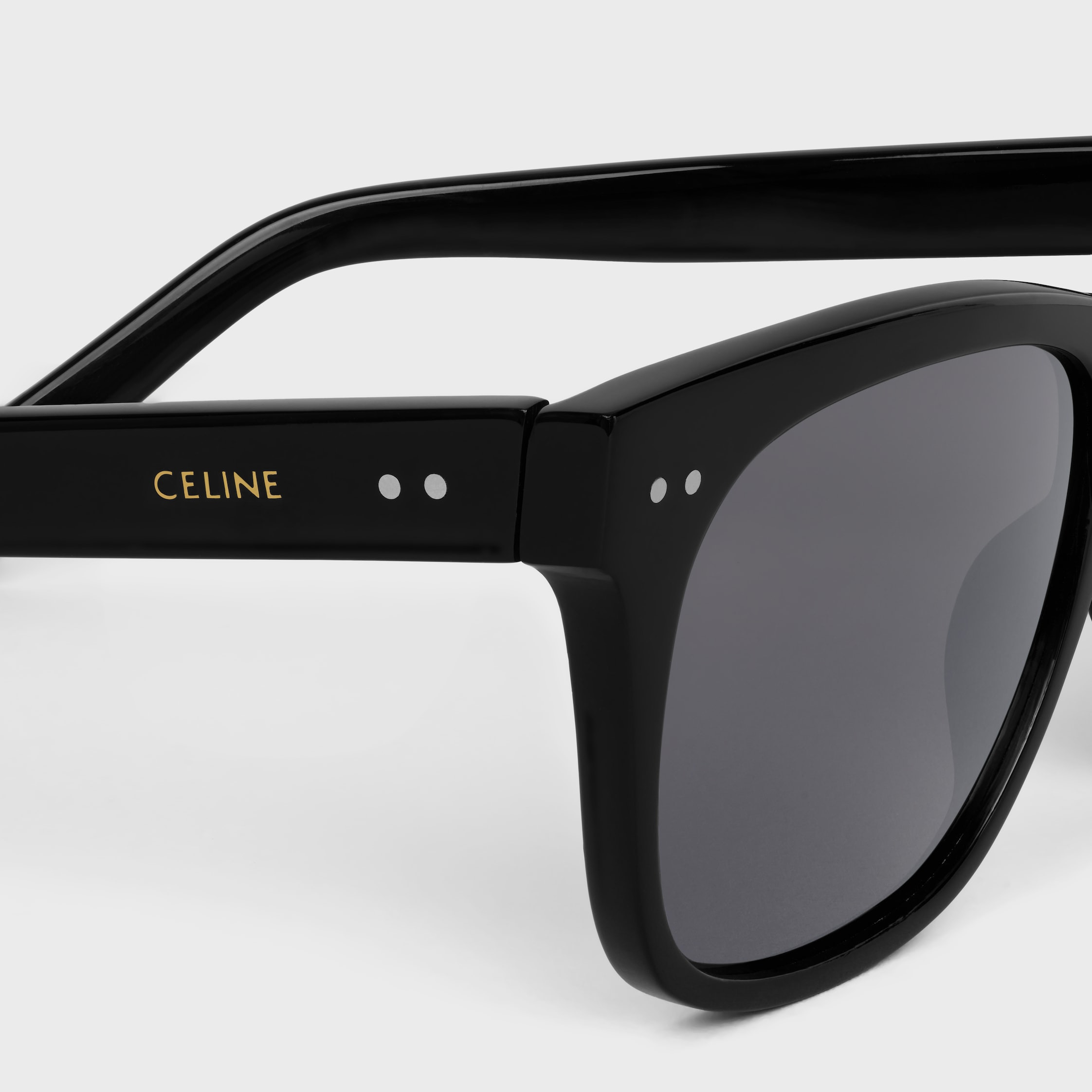 Black Frame 59 sunglasses in Acetate - 2