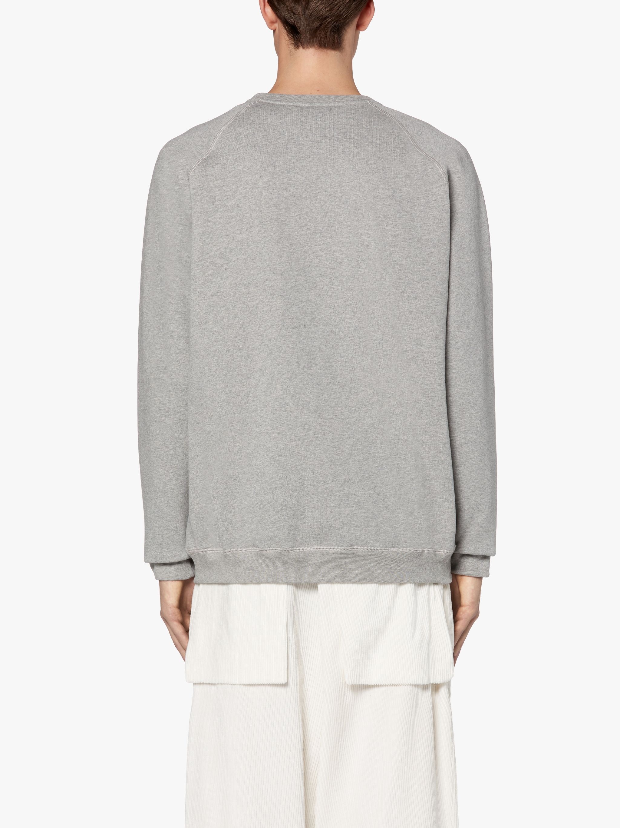 GREY X PINK COTTON CREW NECK SWEATSHIRT | GJM-207 - 4