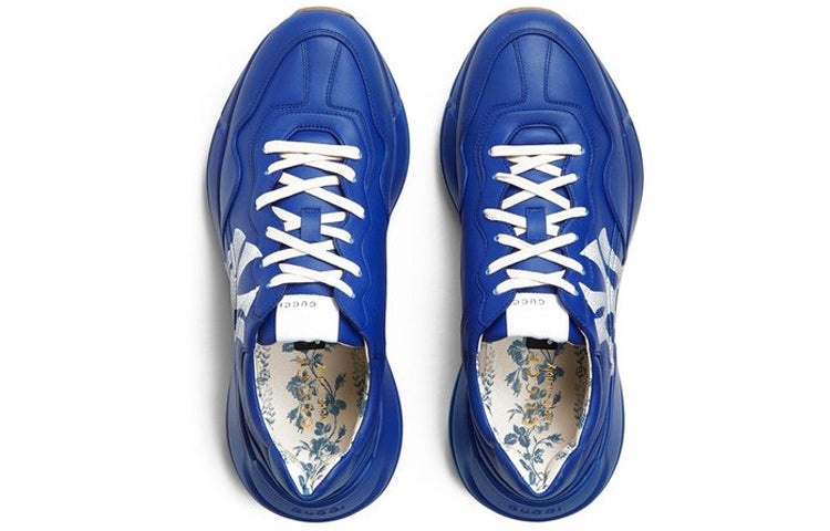 Gucci Rhyton Leather Sneaker 'NY Yankees' 548638-DRW00-4520 - 4