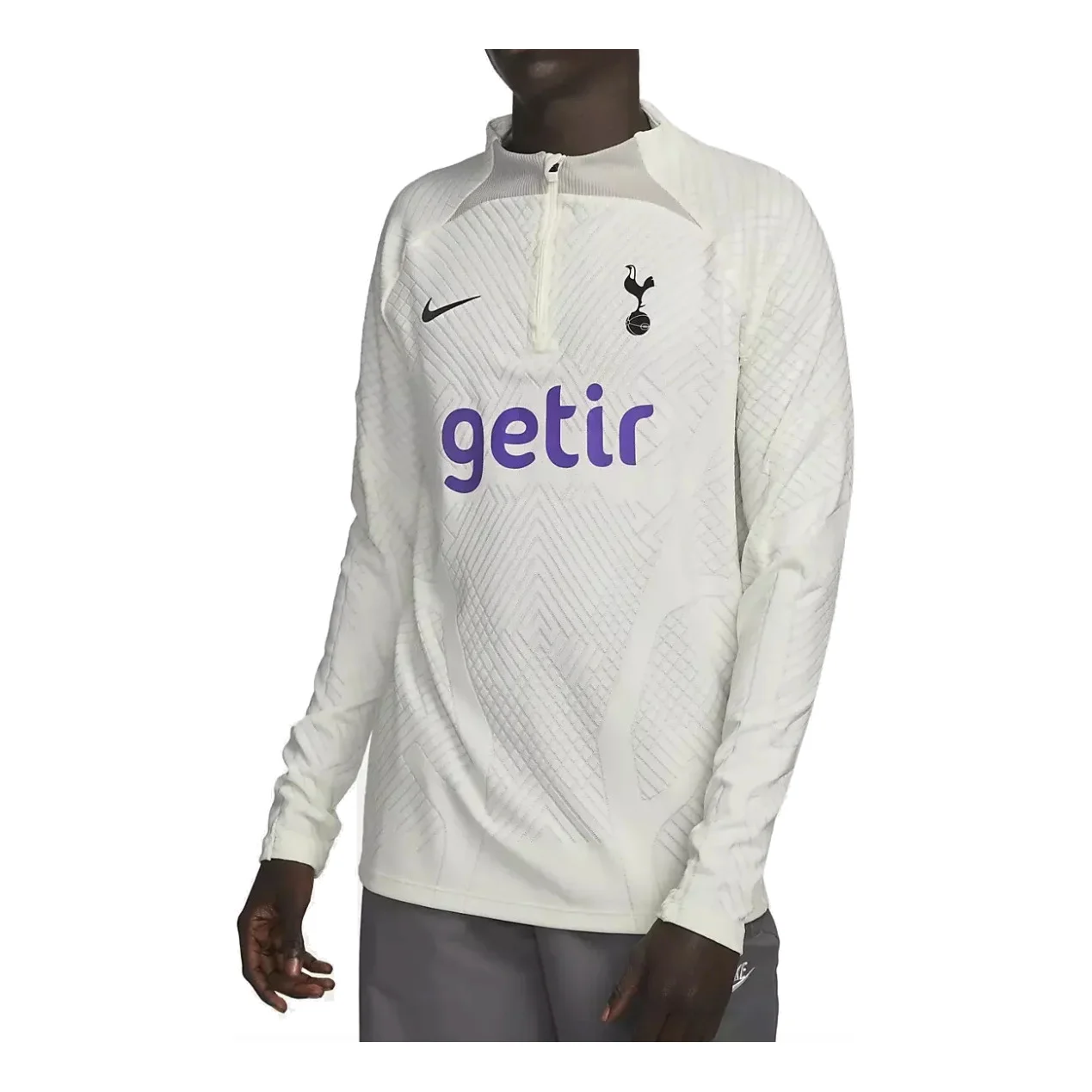 Nike Tottenham Dri-fit ADV Elite 1/4 Zip Long Sleeve Strike Drill Top 'Beige' DN2791-133 - 1
