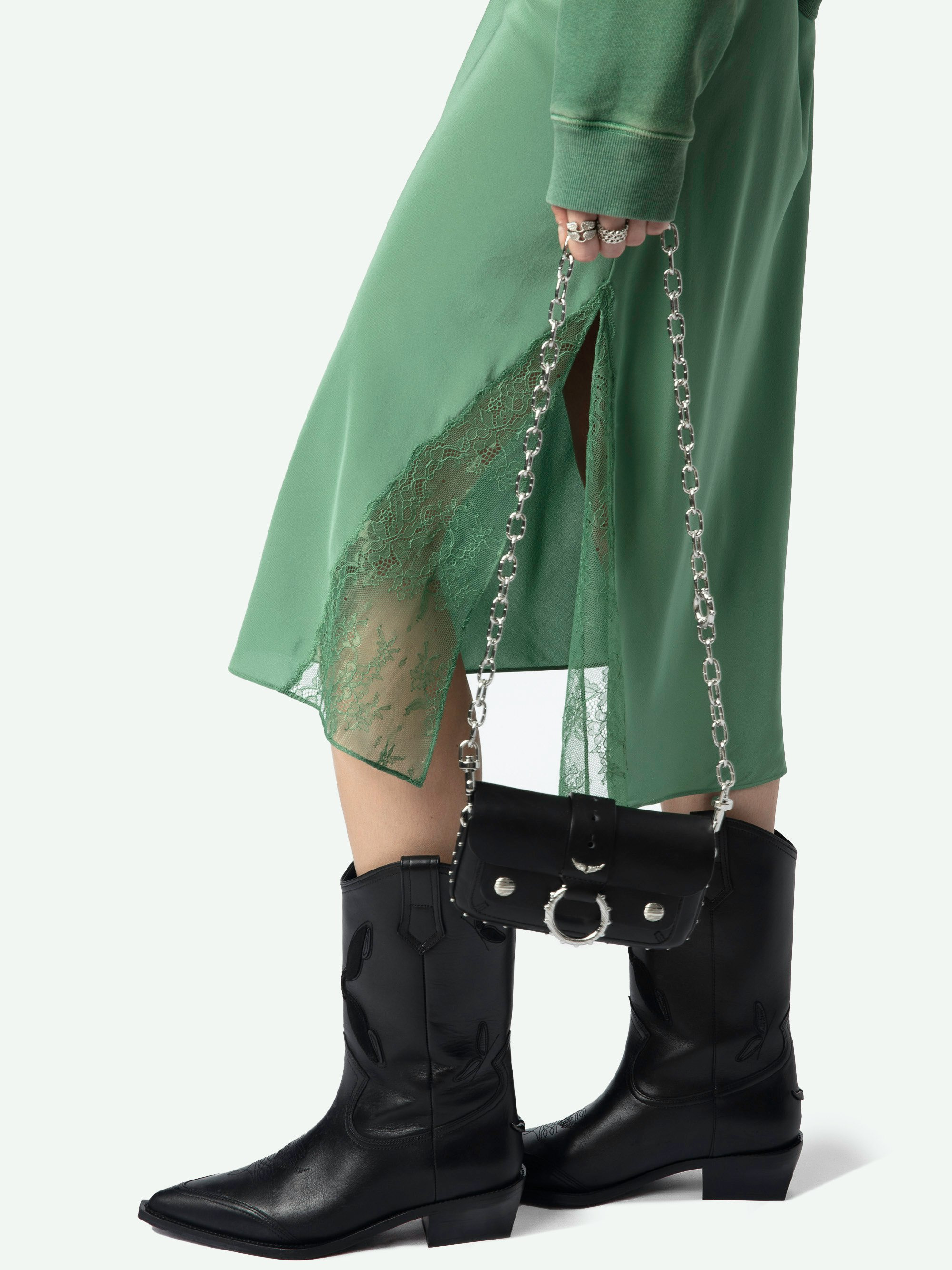 Jayla Silk Skirt - 5