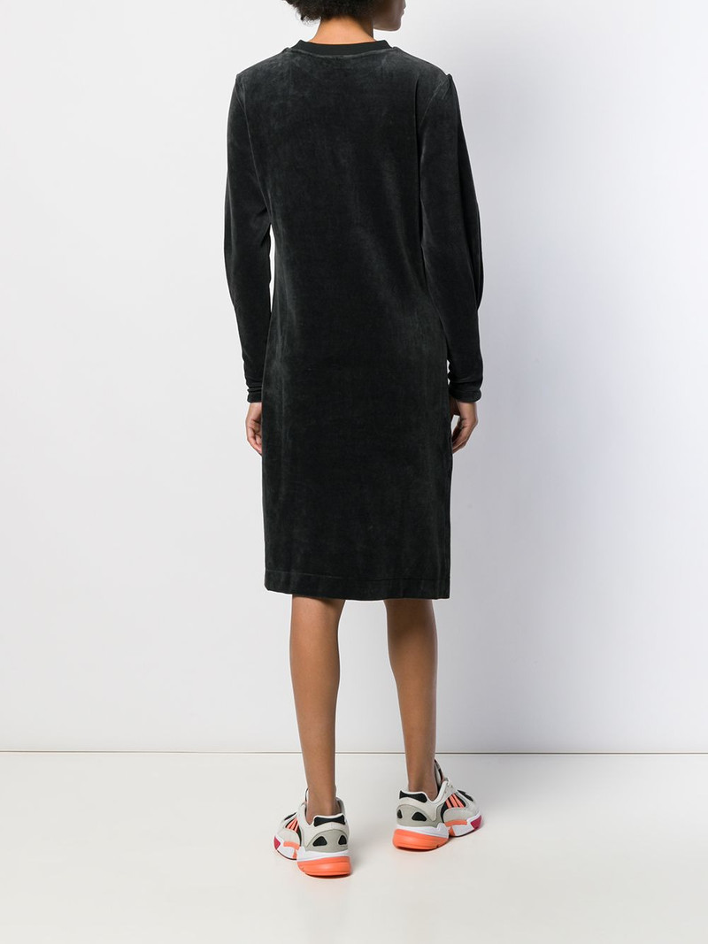 long sleeved logo dress 4