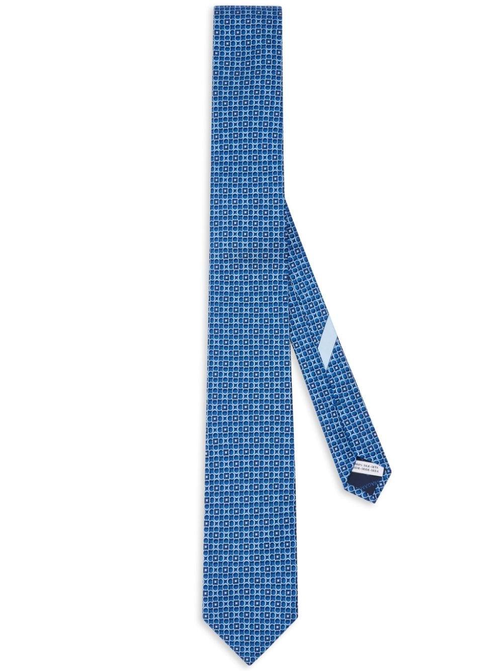 Gancini-print tie - 1