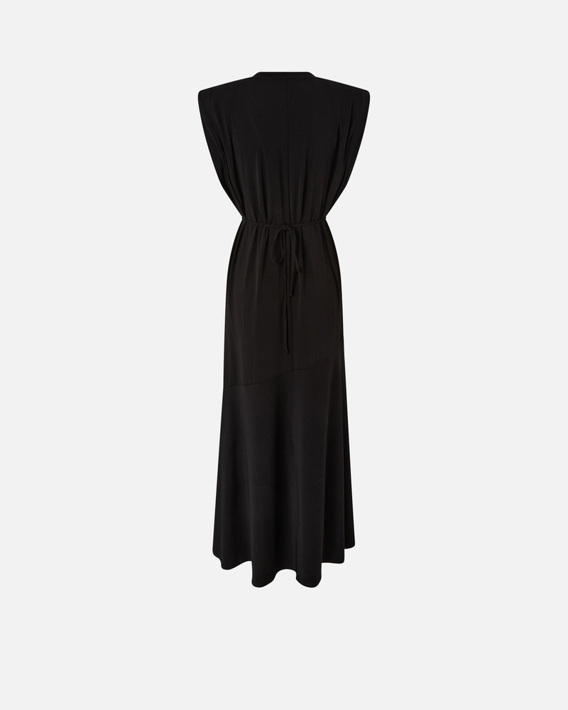 PINKO SLEEVELESS LONG DRESS WITH CHAIN outlook