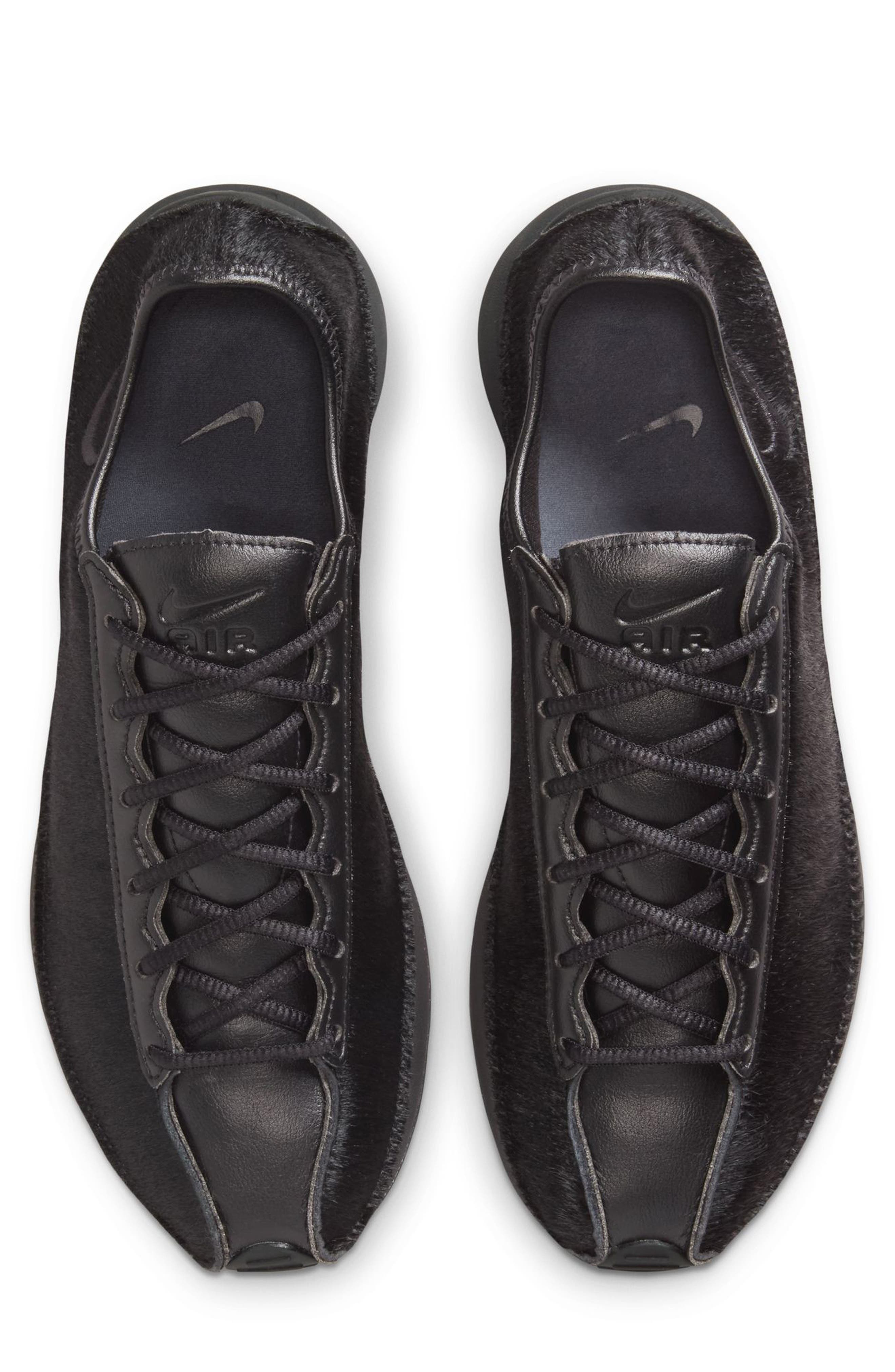 Nike Air Superfly Genuine Calf Hair Sneaker in Black/Off Noir/Photon Dust at Nordstrom - 4