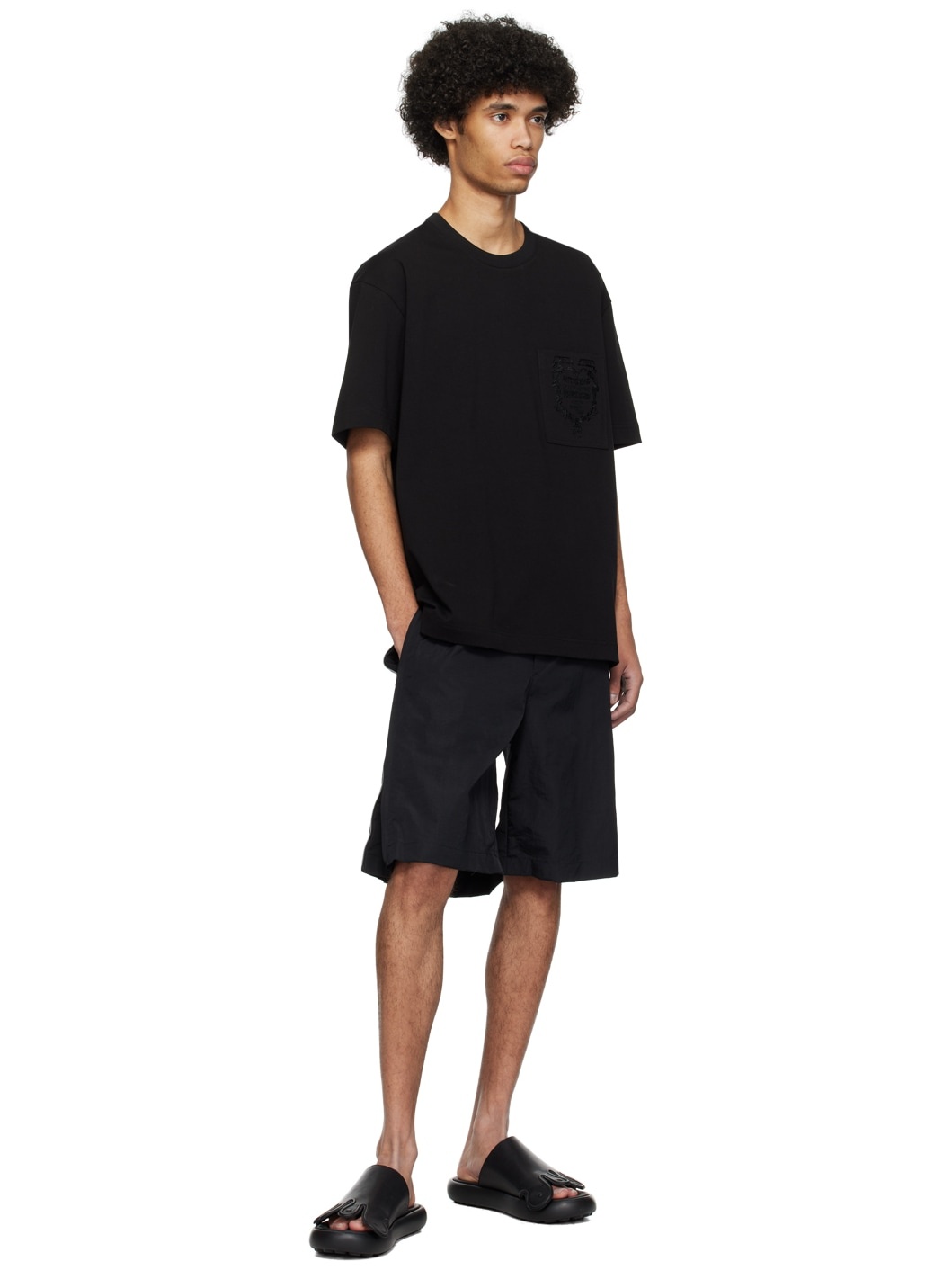 Black Pocket T-Shirt - 4