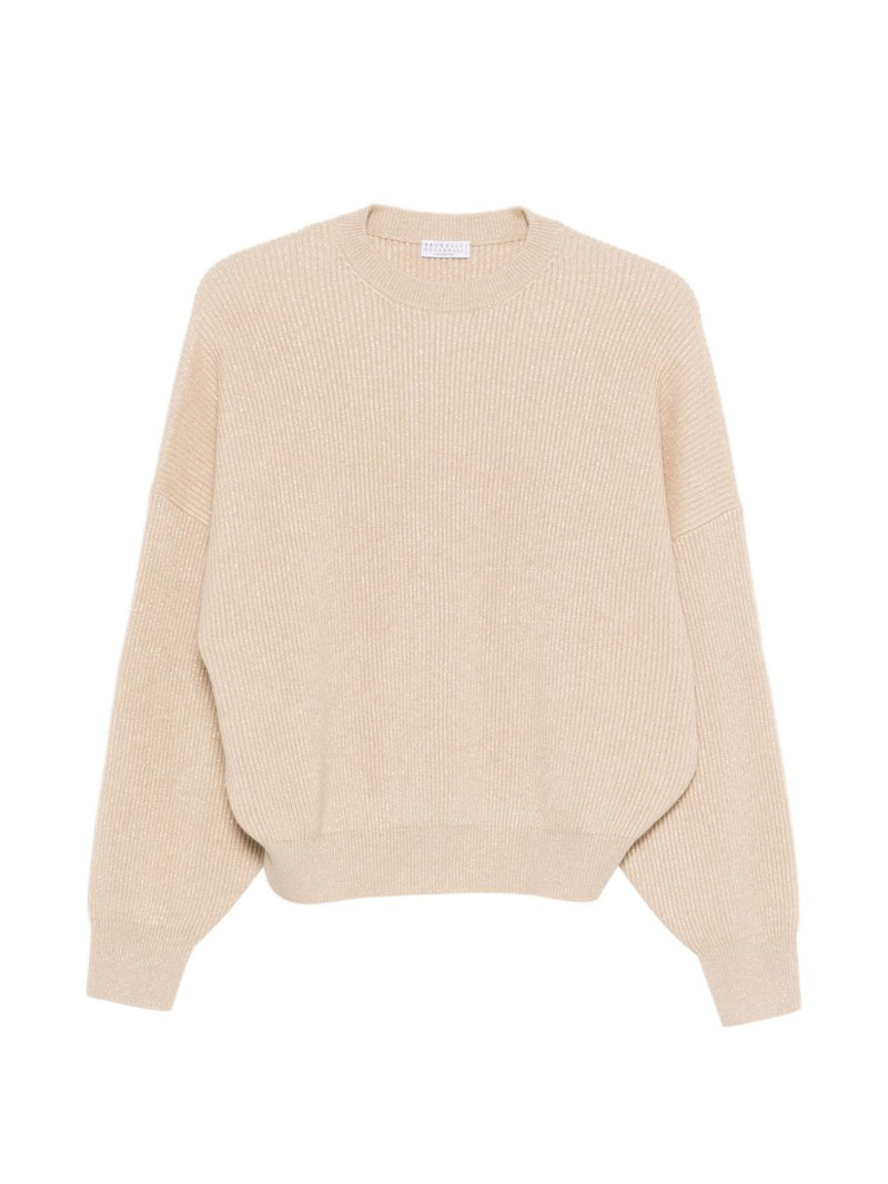 ribbed crew-neck sweater 1