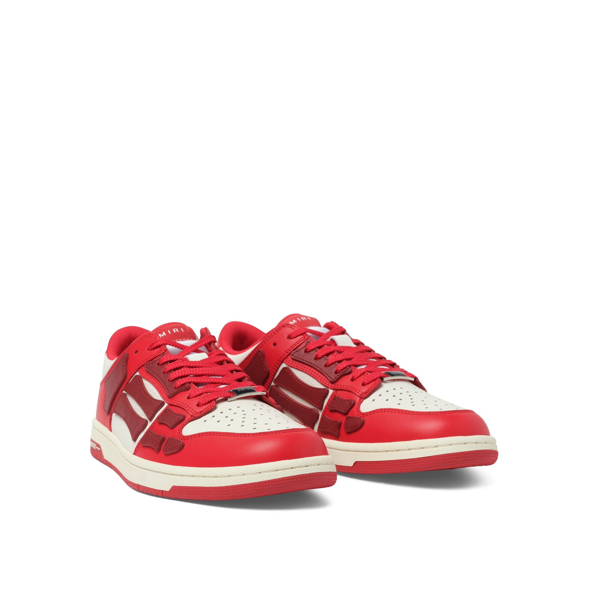 Skeleton Sneaker in Red/White - 2
