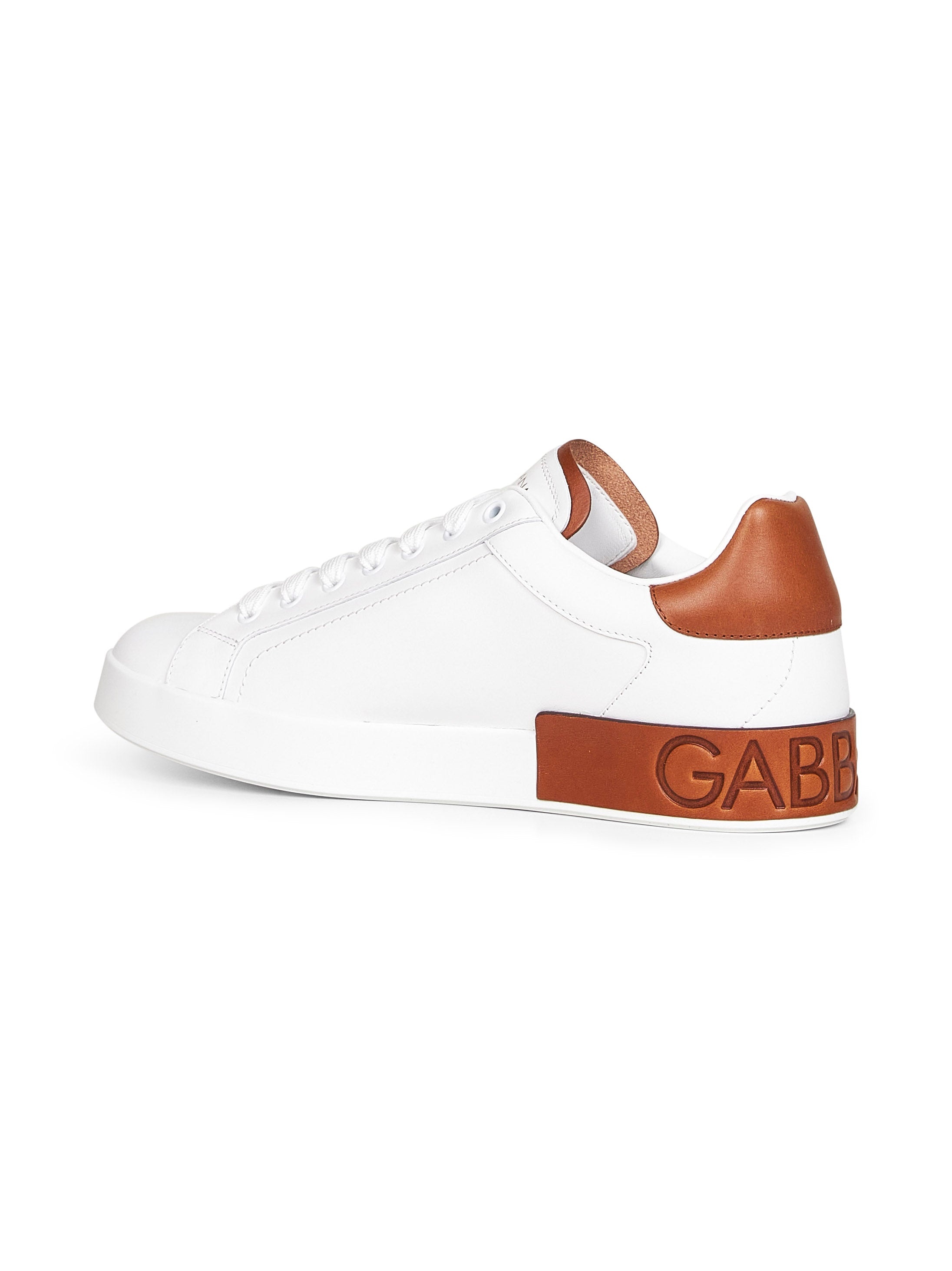 White calf leather Portofino sneakers - 3