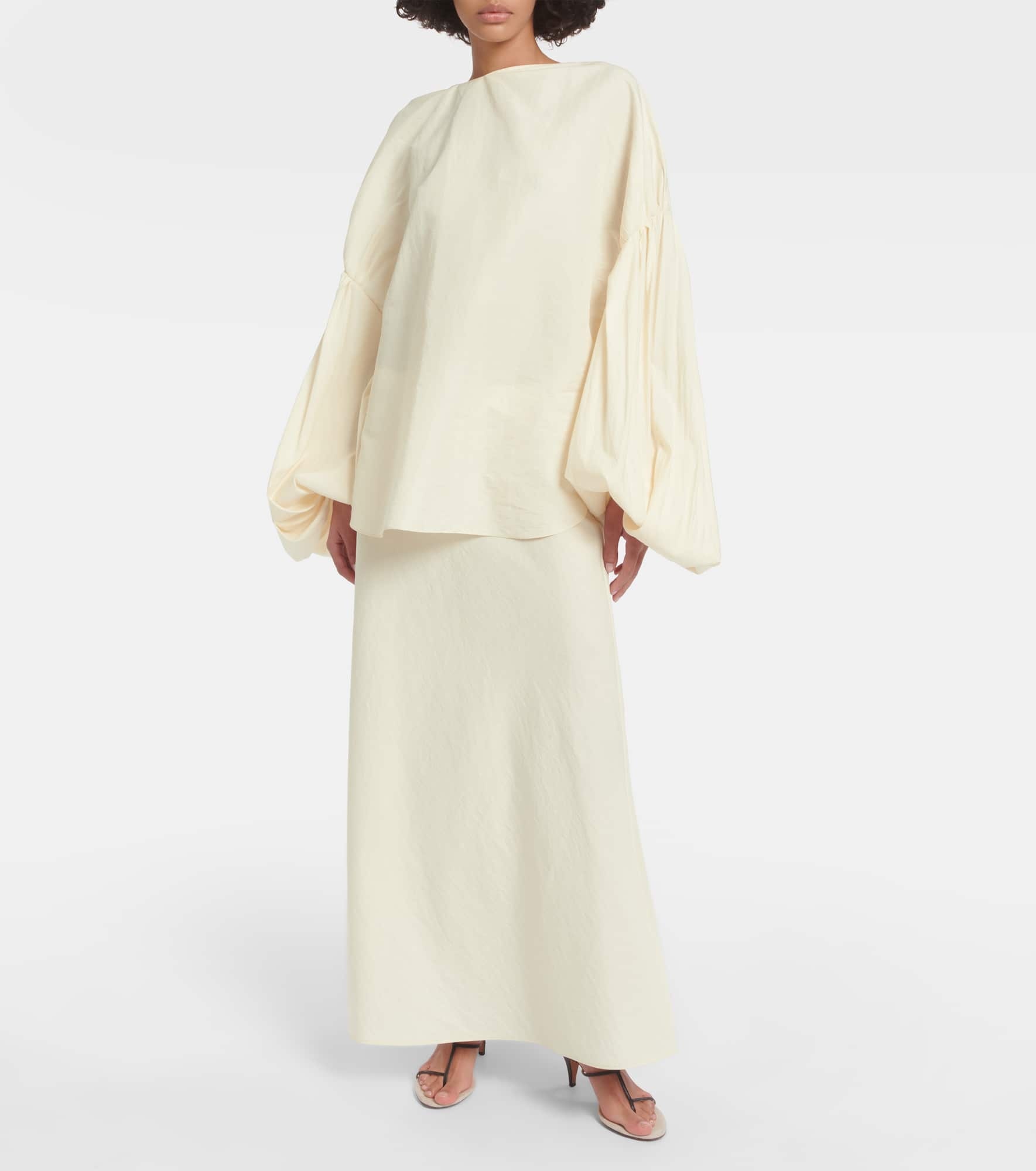 Quico silk and cotton organza top - 2