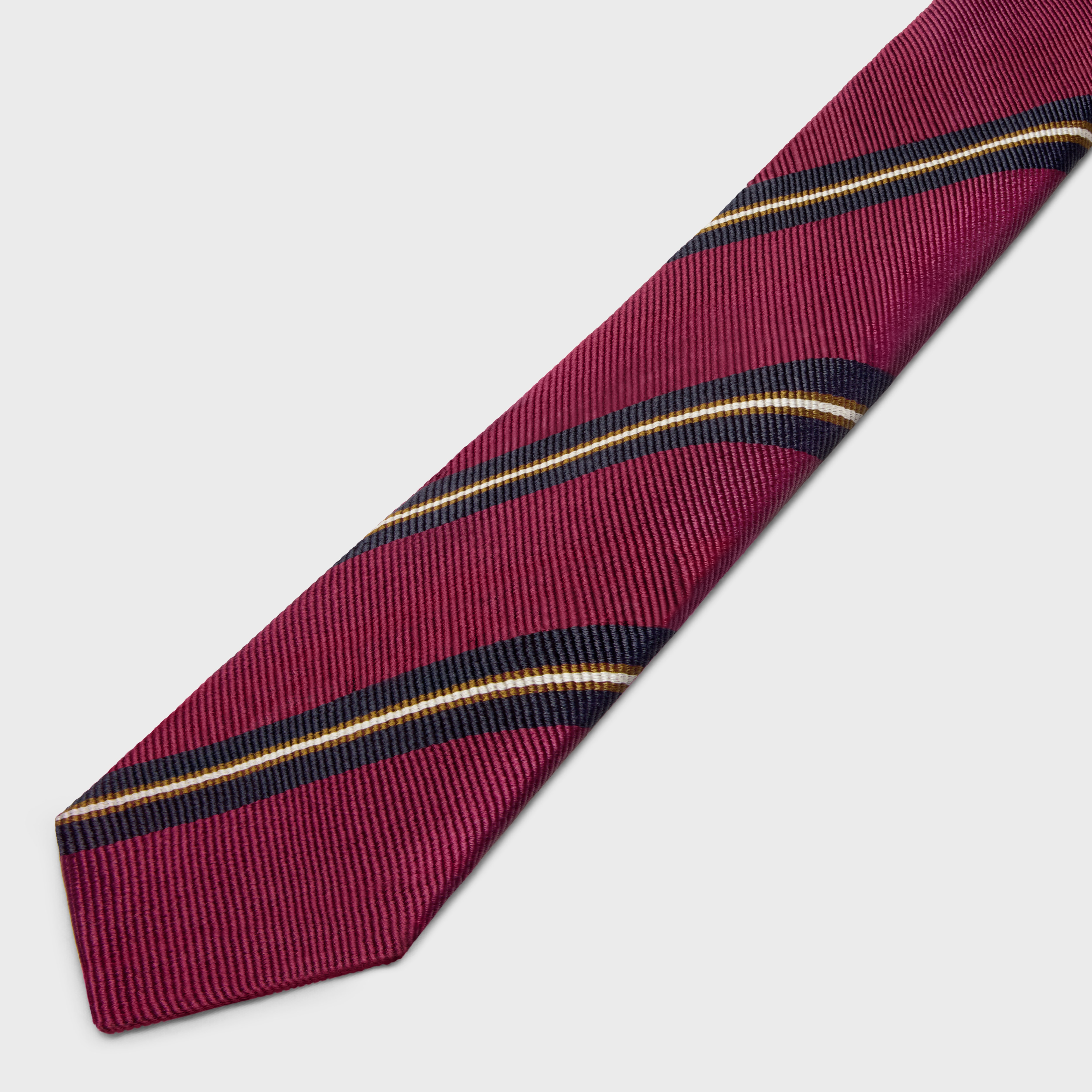 thin tie in celine blason silk jacquard - 3