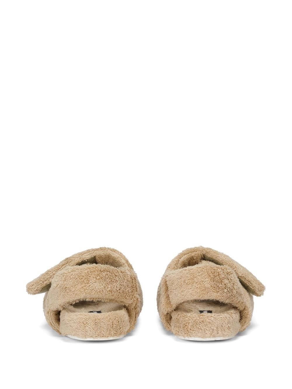 faux-fur sandals - 3