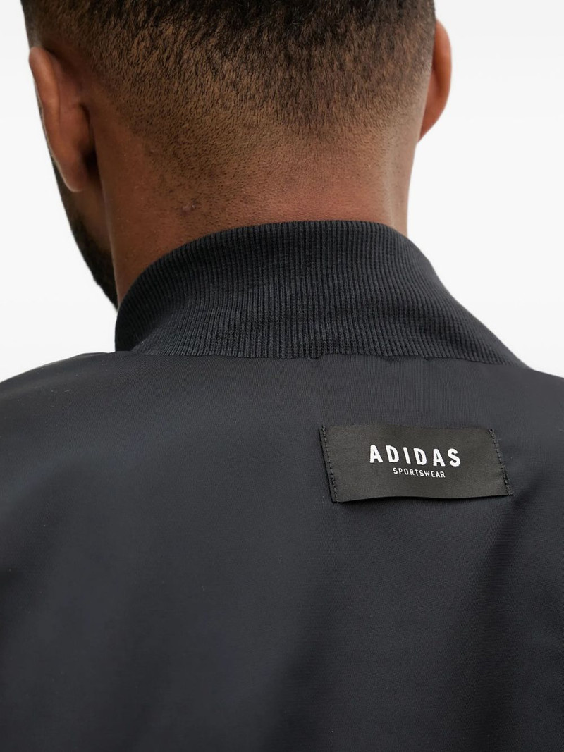 logo-detail bomber jacket 5