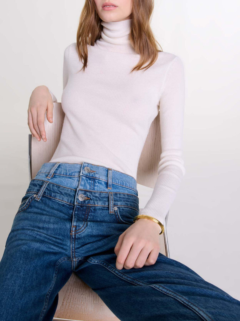 Double waistband jeans 7