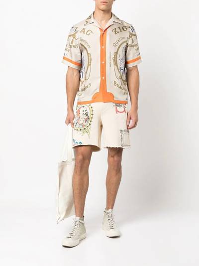 AMIRI Zig-Zag printed shorts outlook