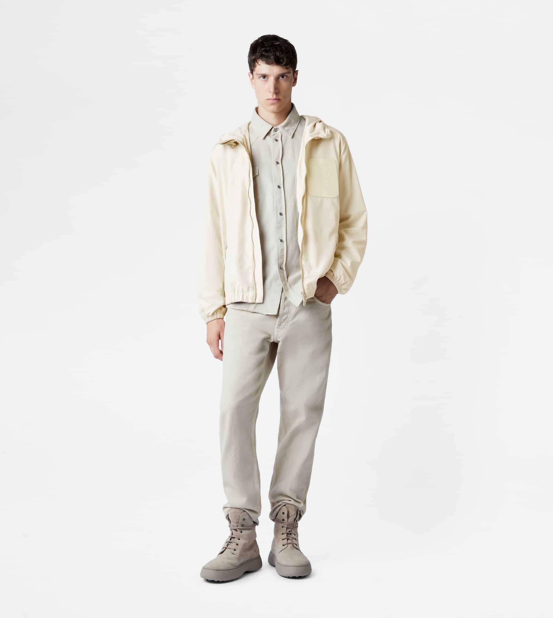 TOD'S WINDBREAKER - BEIGE - 2