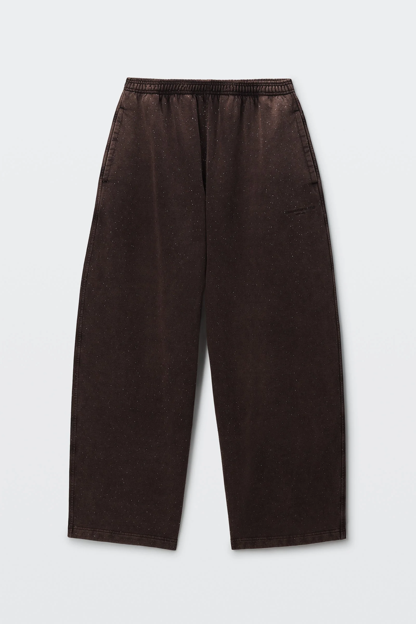 crystal hotfix mid-rise oversized sweatpant - 1