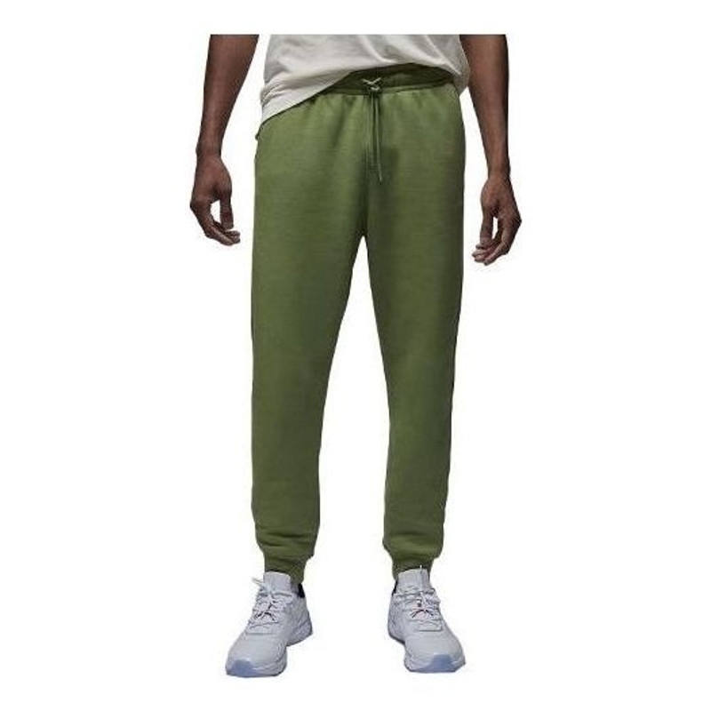 Air Jordan Essentials Fleece Trousers 'Green' FJ7779-340 1