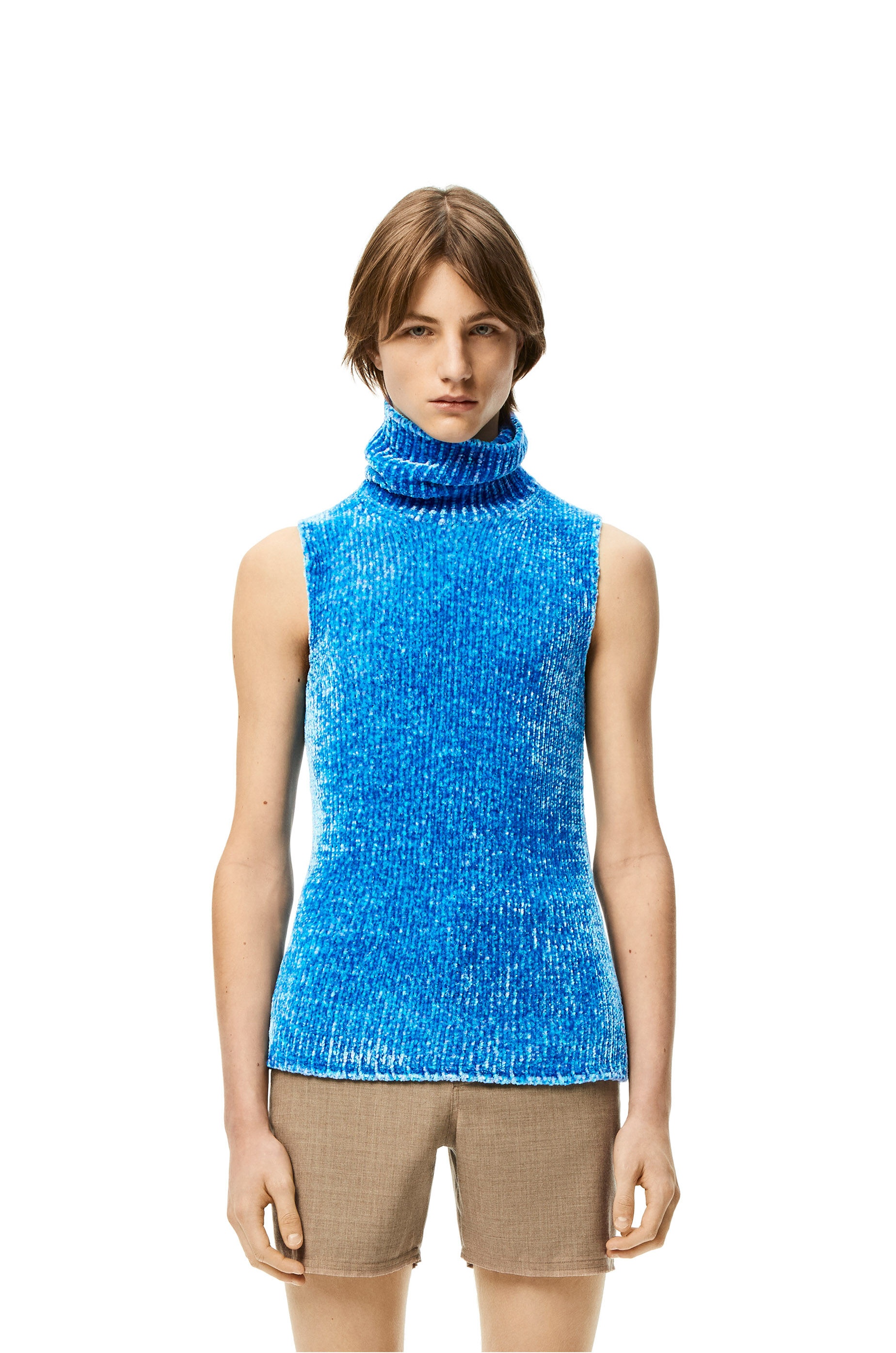 Sleeveless turtleneck in viscose - 3