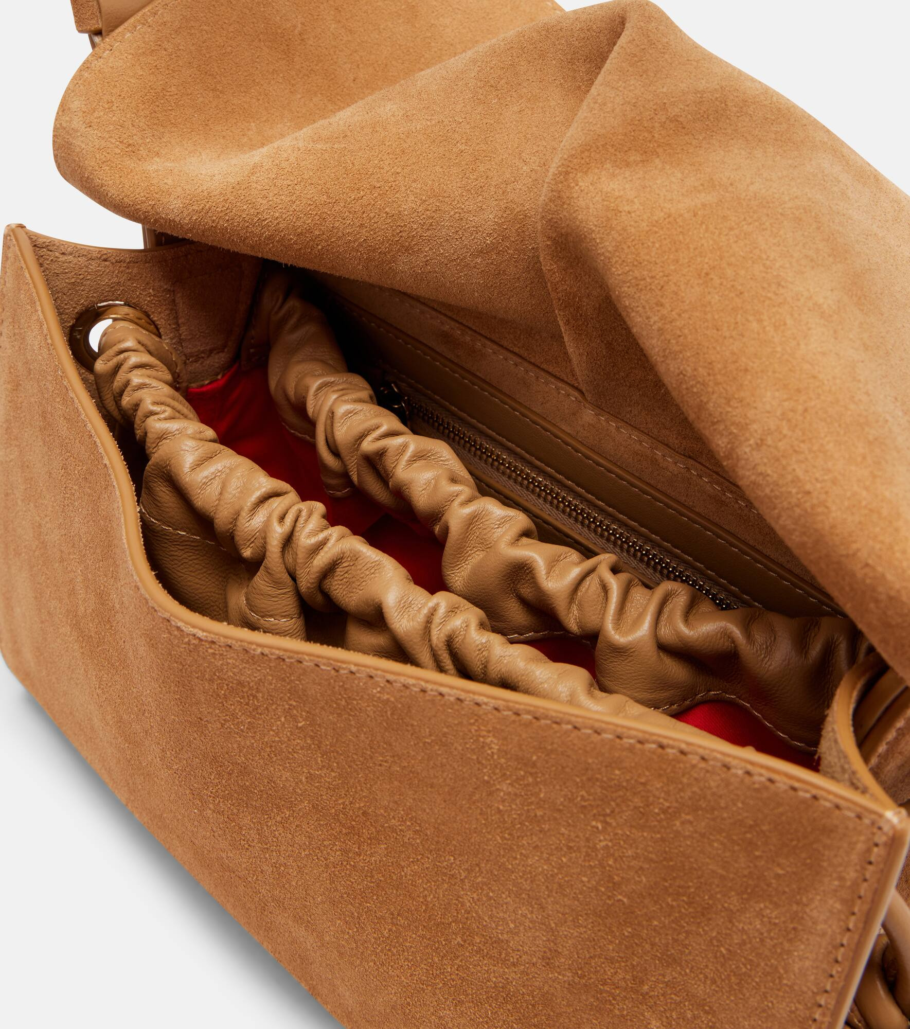 Baggy Small suede shoulder bag - 3