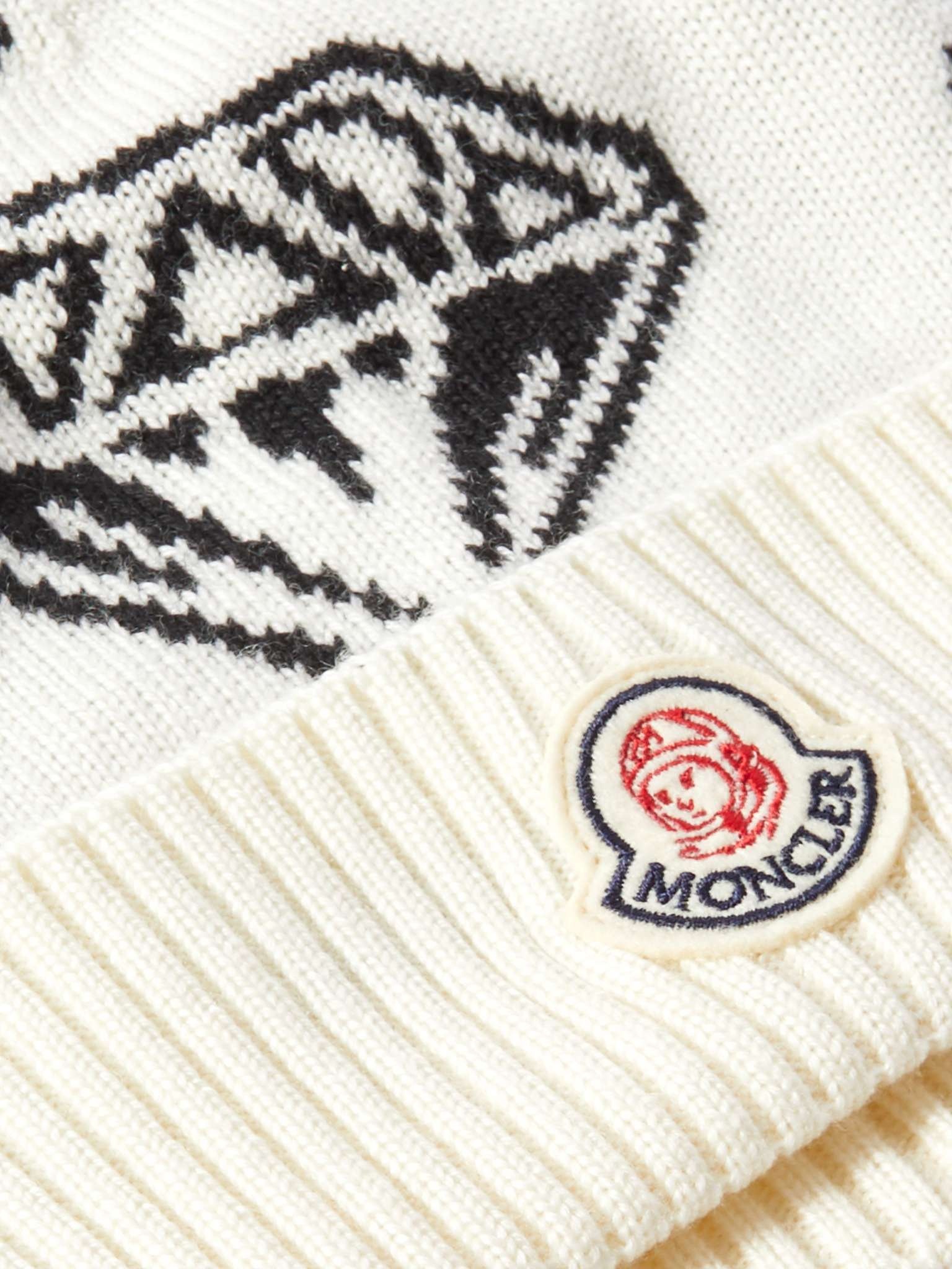 + Billionaires Boys Club Logo-Appliquéd Wool-Jacquard Beanie - 3